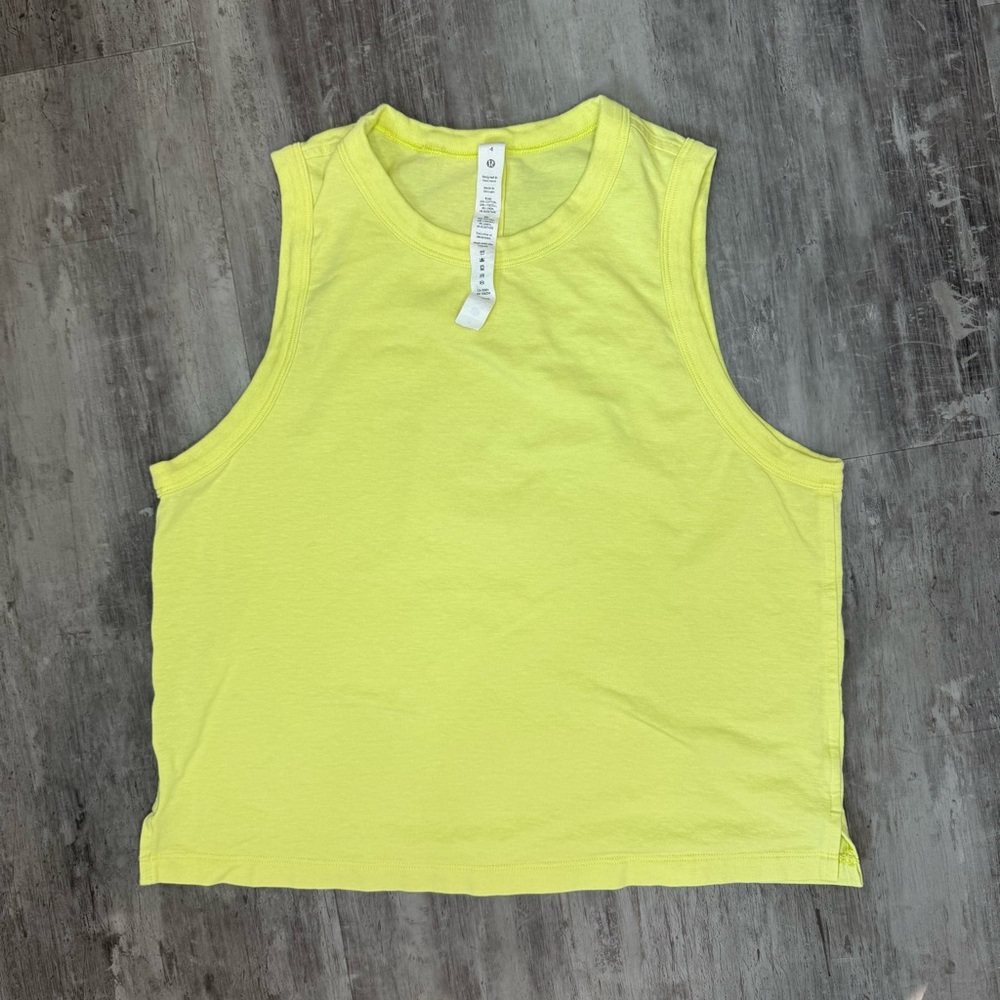 Lululemon Train to Be Tank Top Size 4 - Picture 1 of 4